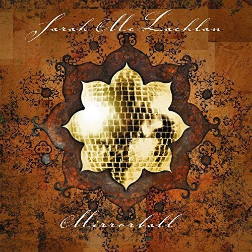 Mirrorball album cover featuring ornate gold design and mirrored disco ball pattern