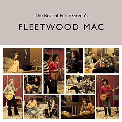 Fleetwood Mac The Best of Peter Green's vinyl album cover with band recording studio photos