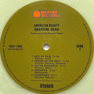 Grateful Dead - American Beauty - 1 LP Limeade Green Vinyl - New/Sealed