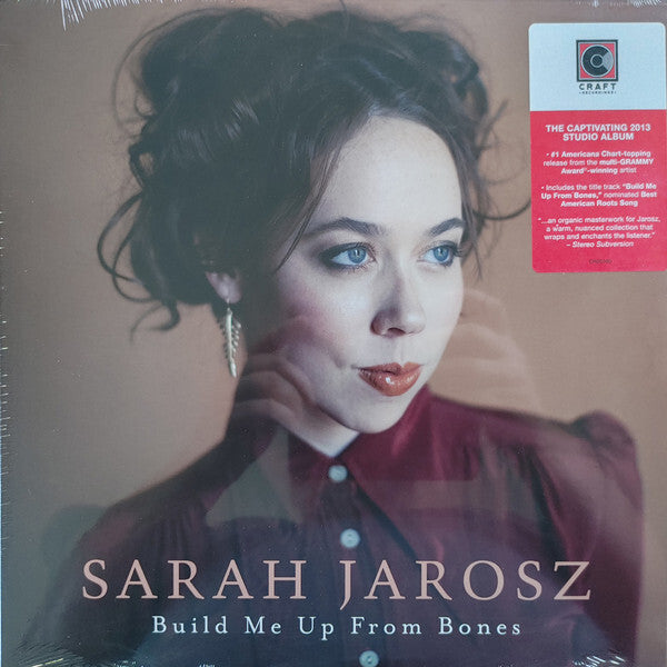 Sarah Jarosz Build Me Up From Bones vinyl record album cover with portrait photograph