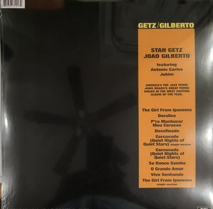 Stan Getz/Joao Gilberto with Antonio Carlos Jobim - 180G Deluxe Gatefold Black