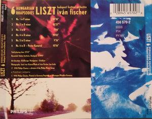 Liszt, Ivan Fischer, Budapest Festival Orchestra-6 Hungarian Rhapsodies-Used CD
