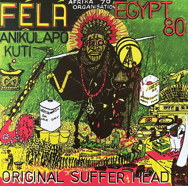 Fela Anikulapo Kuti & Egypt 80 - Original Suffer Head - Brand New Green Vinyl