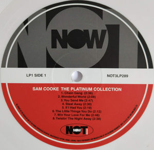 Sam Cooke – The Platinum Collection - Cool White Color - 3LP - Brand New Vinyl