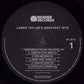 James Taylor - James Taylor's Greatest Hits - Remastered by Peter Asher - Vinyl