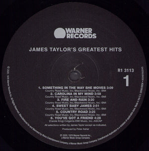 James Taylor - James Taylor's Greatest Hits - Remastered by Peter Asher - Vinyl