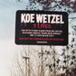Koe Wetzel - 9 Lives - 1 LP - Explicit - New/Sealed Black Vinyl