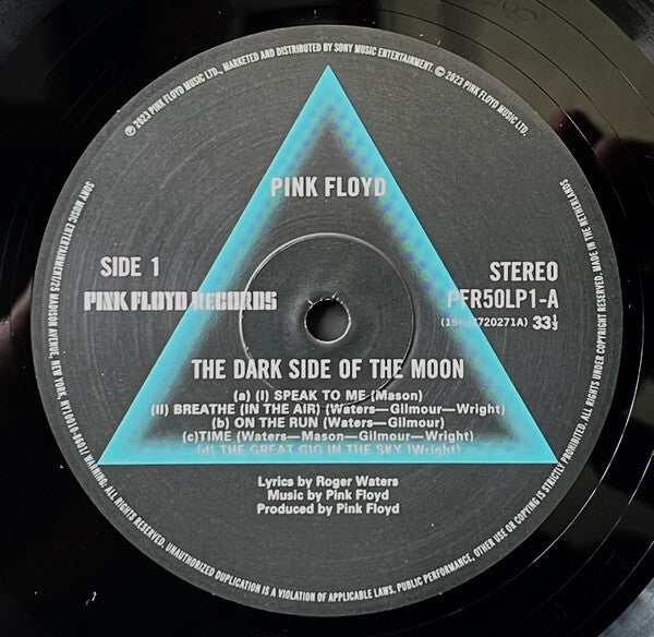 Pink Floyd - The Dark Side Of The Moon | 50th Anniv | EU New Remastered Vinyl