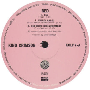 King Crimson - Red - 1 LP - Brand New Vinyl