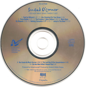 Sinead O'Connor - I Do Not Want What I Haven't Got - Used CD