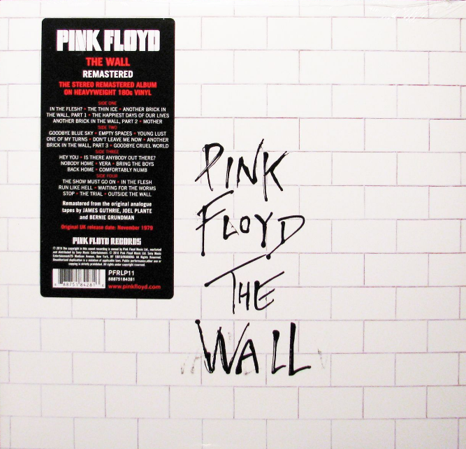 Pink Floyd - The Wall -  Remastered 180G - 2 LP - New Sealed Vinyl - Masterpiece