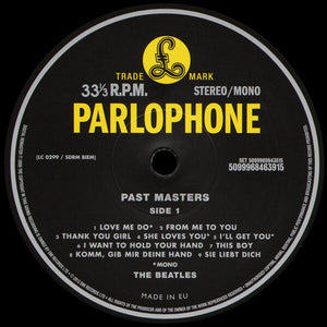 The Beatles – Past Masters - 2LP - Remastered - 180g - Brand New/Mint Vinyl
