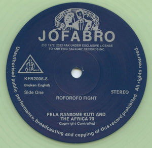 Fela & The Africa 70 - Music Of Fela - Roforofo Fight - 50th Anniv. 2 LPs Vinyl