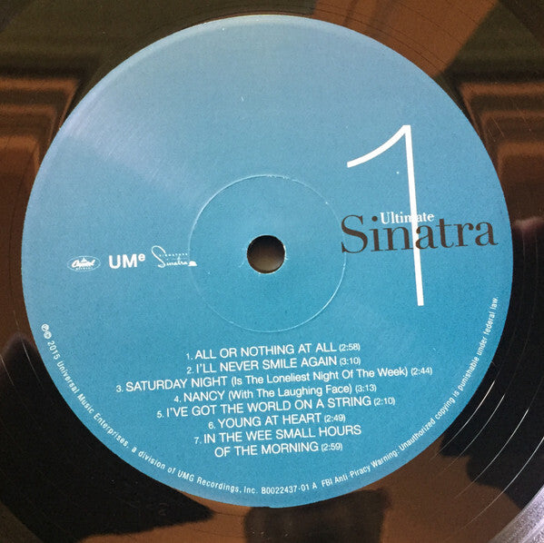 Frank Sinatra - Ultimate Sinatra - 2LP - Deluxe Edition - Brand New/Sealed Vinyl