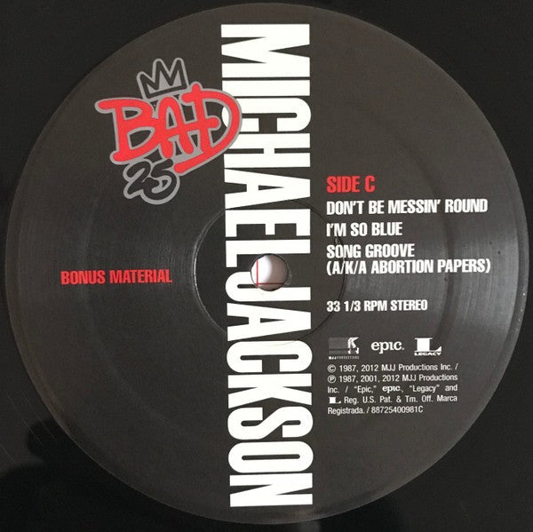Michael Jackson: Bad | 25th Anniversary | Limited Edition |3LP