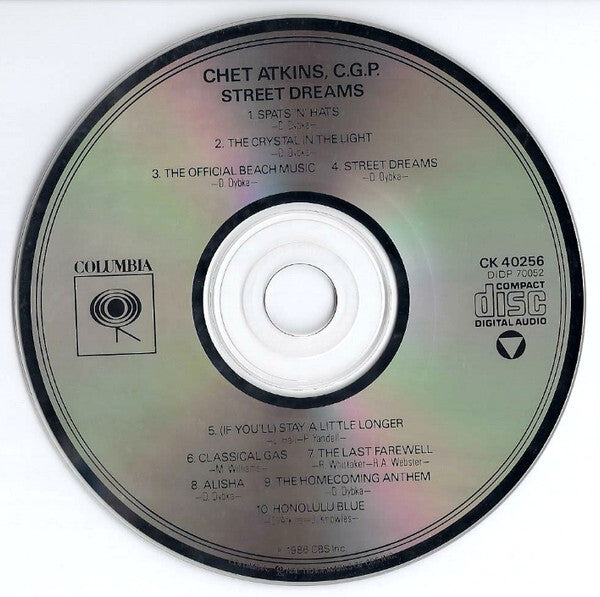 Chet Atkins .C.G.P. – Street Dreams - Preowned CD