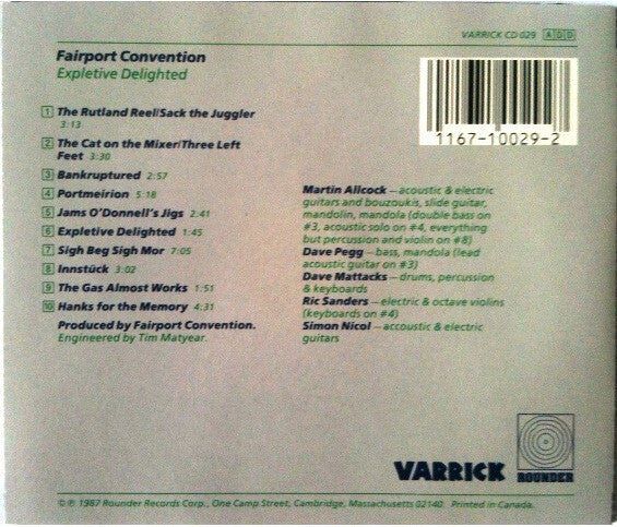 Fairport Convention - Expletive Delighted! - Used CD
