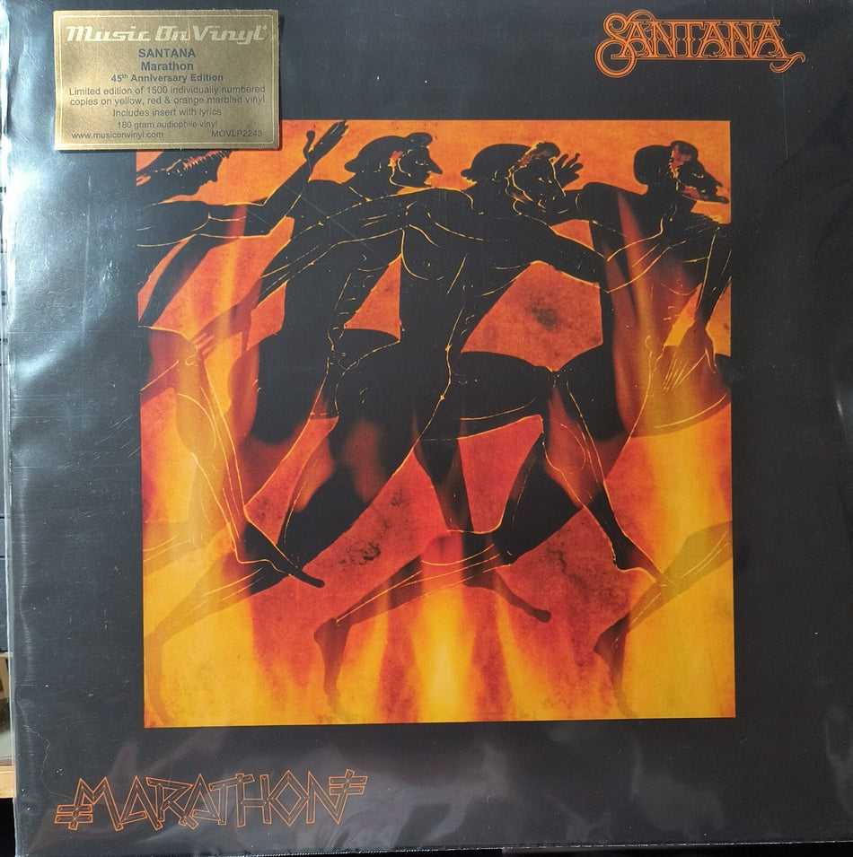 Santana - Marathon - MOV - 45th Anniv. Ed, Numbered  Red/Orange Vinyl New/Sealed