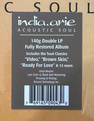 India.Arie - Acoustic Soul - 2LP - 140Gram - Brand New/Mint Vinyl