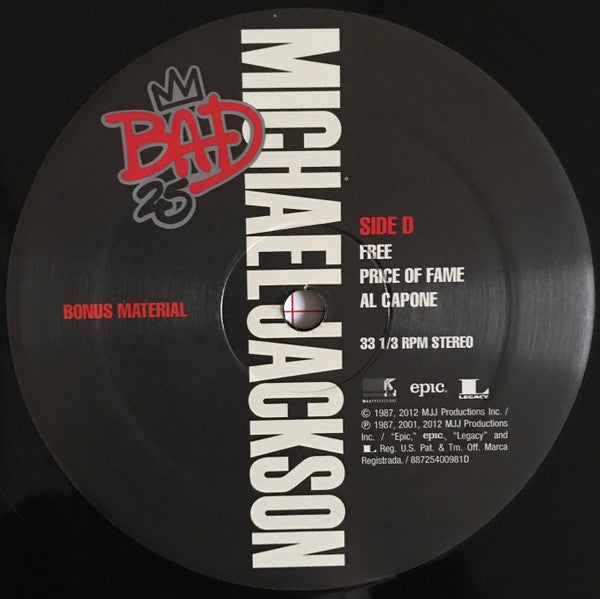 Michael Jackson: Bad | 25th Anniversary | Limited Edition |3LP