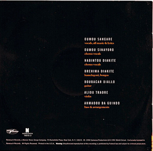 Oumou Sangare - Moussolou - Used CD