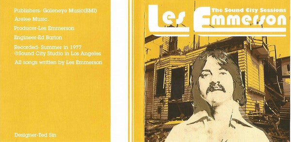 Les Emmerson - The Sound City Sessions - Used Rare CD - Like New!/Near Mint