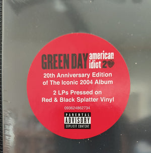 Green Day - American Idiot 20 - Red & Black Splatter - Brand New/Sealed Vinyl
