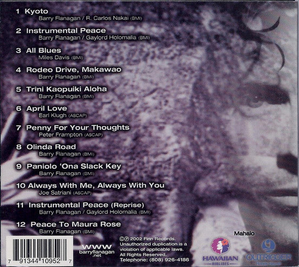 Barry Flanagan - Instrumental Peace - Preowned CD