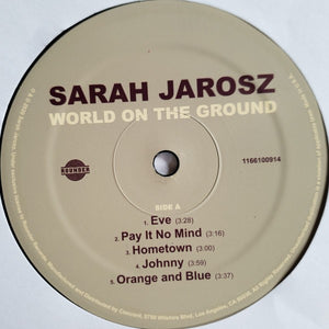 Sarah Jarosz - World On The Ground - 1LP - CURATOR's Pick - New/Sealed Vinyl