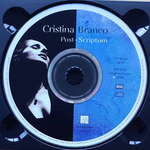 Cristina Branco – Post-Scriptum - Never Played | Like New - CD w/digipak
