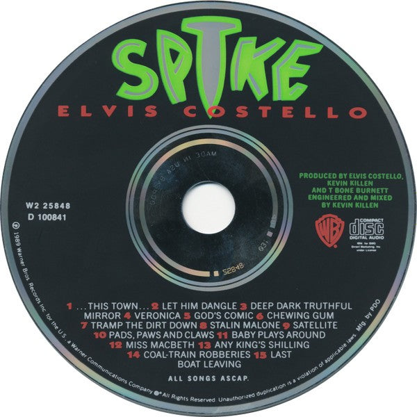 Elvis Costello – Spike - Club Edition - Preowned CD