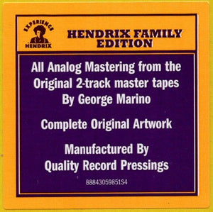 Jimi Hendrix - Are You Experienced -  Hendrix Family Ed. 1 LP - Brand New Vinyl!