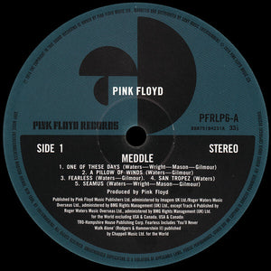 Pink Floyd - Meddle - 1 LP - 180g - Stereo Remastered - New/Sealed Vinyl