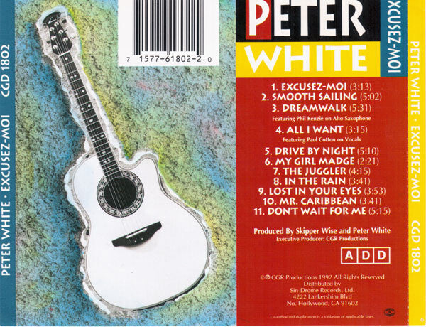 Peter White - Excusez-Moi - Pre owned/Used CD