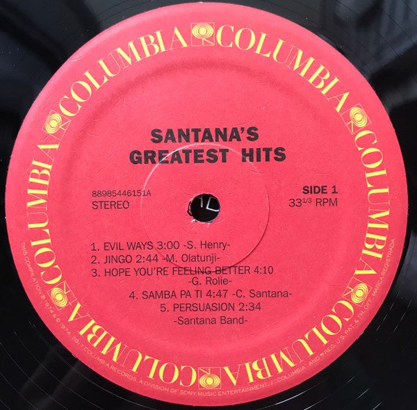Santana - Santana's Greatest Hits - Brand New/Sealed Vinyl