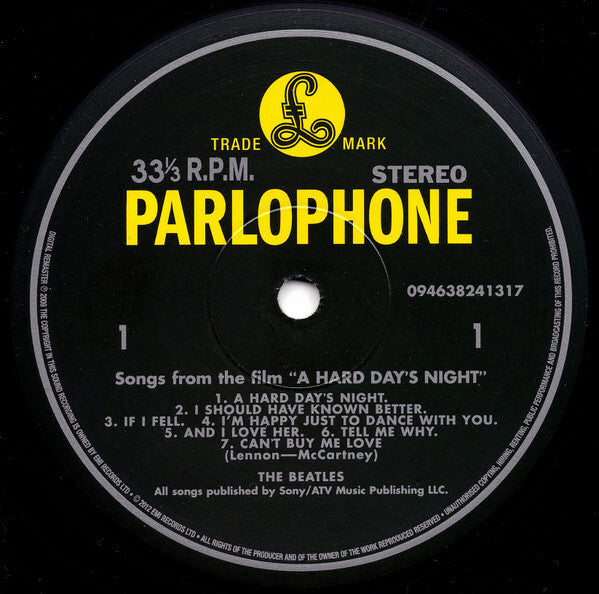 The Beatles - A Hard Day's Night - Vinyl - Remastered 2012 - CURATOR'S CHOICE
