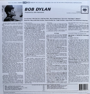 Bob Dylan – Debut Album (Stereo) MOV Transition 1 LP – 180g UK Vinyl Import