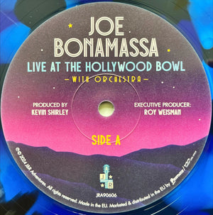 Joe Bonamassa With Orchestra - Live At The Hollywood Bowl 2LP Blue Eclipse Vinyl