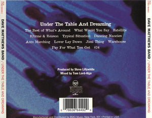 Dave Matthews Band - Under The Table And Dreaming - Used CD