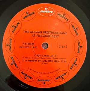The Allman Brothers Band - Live At Fillmore East - 2LP - Brand New/Mint Vinyl