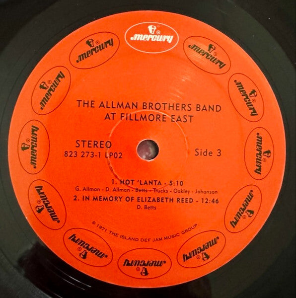 The Allman Brothers Band - Live At Fillmore East | 2LP |Audiophile