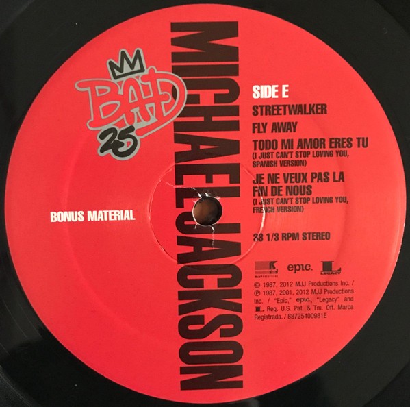 Michael Jackson: Bad | 25th Anniversary | Limited Edition |3LP