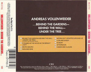 Andreas Vollenweider - ...Behind The Gardens Behind The Wall Under The Tree. -CD