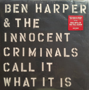 Ben Harper & The Innocent Criminals - Call It What It Is - New/Sealed 1LP Vinyl
