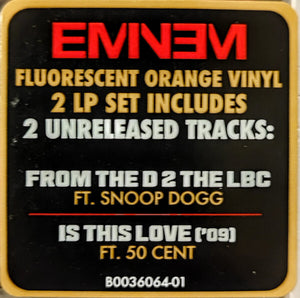 Eminem - Curtain Call 2 /  2 LP Limited Edition - Orange Fluorescent Vinyl