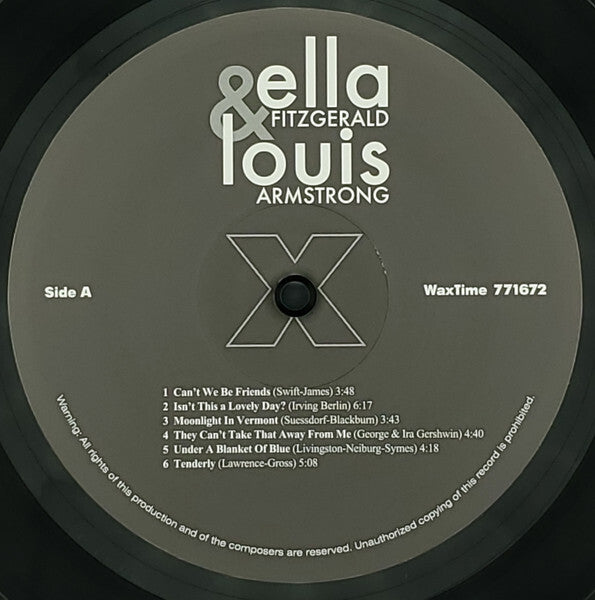 Ella & Louis - 1 LP - 180g - Brand New/Sealed Pure Virgin Vinyl