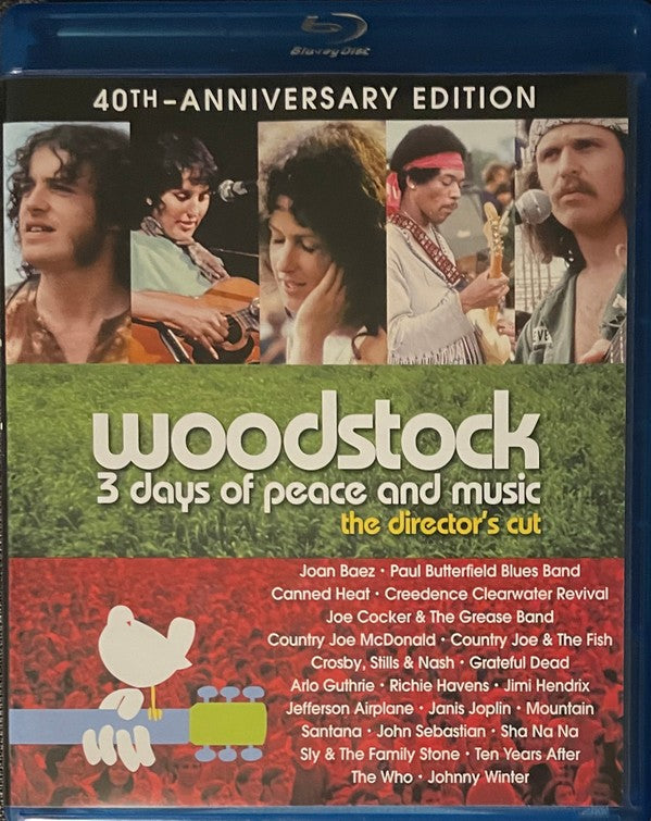Woodstock: 3 Days Of Peace And Music: Blu-Ray  The Director's Cut - Playtested