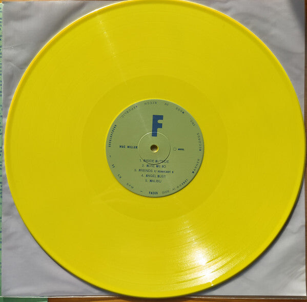 Mac Miller - Faces |3 LP Yellow Edition | w/ Valu Pak| Life Sounds Better on Vin