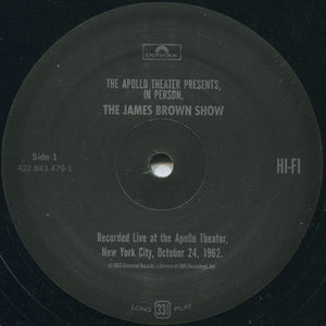 James Brown - Live At The Apollo' 62 - The King of Soul - 1 LP - Brand New Vinyl