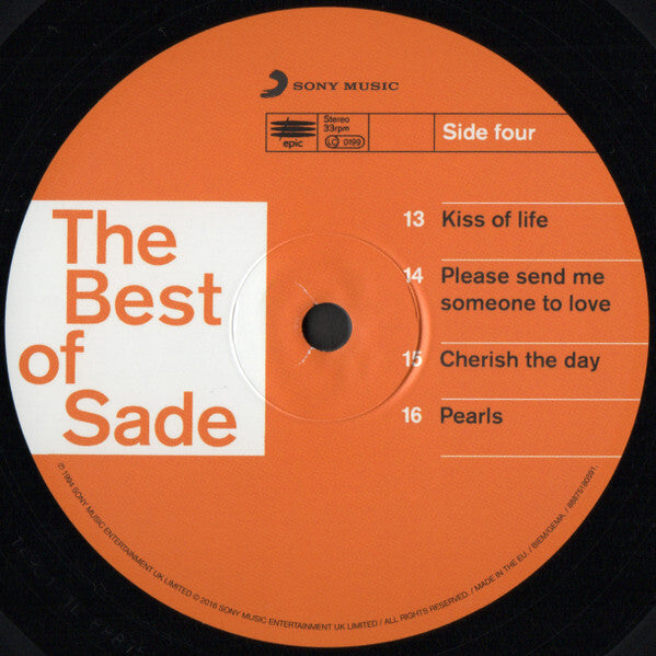 Sade - The Best Of Sade - 2LP - New/Sealed Vinyl – Moo Do Media LLC